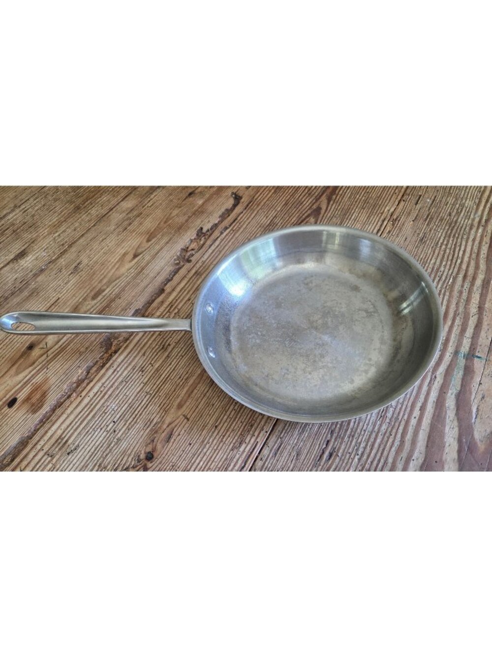 All-Clad Stainless Steel Skillet 12-Inch Fry Pan Riveted Handle